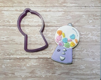 Gumball Machine or Gum Ball Machine Cookie Cutter and Fondant Cutter and Clay Cutter