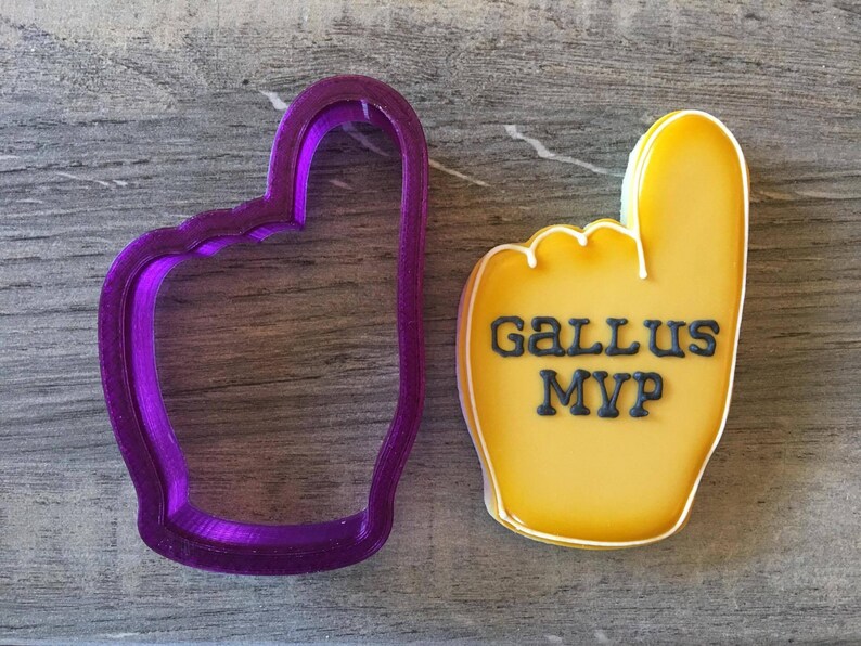 Foam Finger 1 Cookie Cutter and Fondant Cutter and Clay Etsy