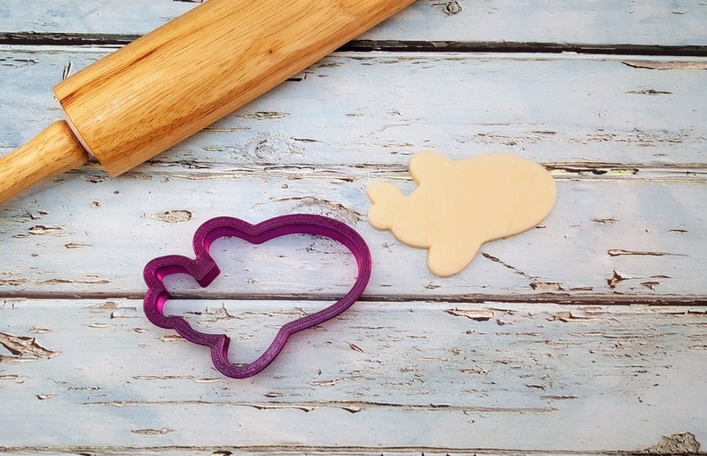 Airplane #3 Cookie Cutter and Fondant Cutter