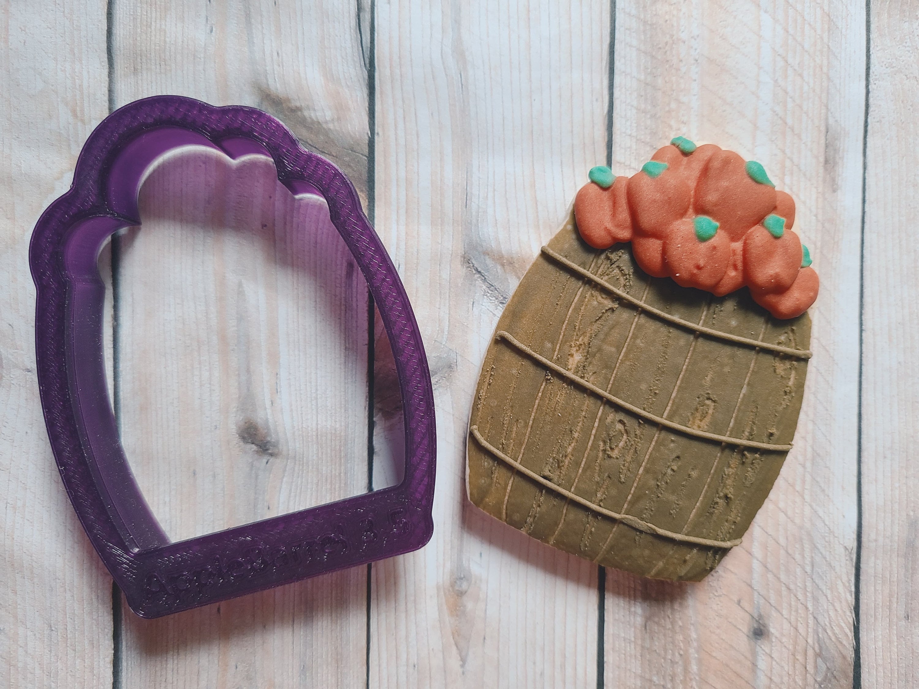 Barrel of Apples Cookie Cutter and Fondant Cutter and Clay Cutter - Etsy