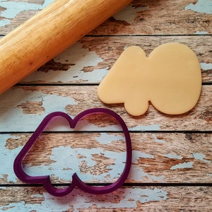 40 Monserga Font or Forty or Fortieth Number Cookie Cutter and Fondant Cutter and Clay Cutter
