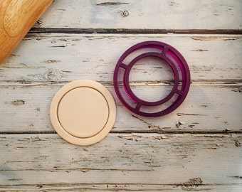 Plate Ring or Bowl Ring or Circle or Round Cookie Cutter and Fondant Cutter and Clay Cutter