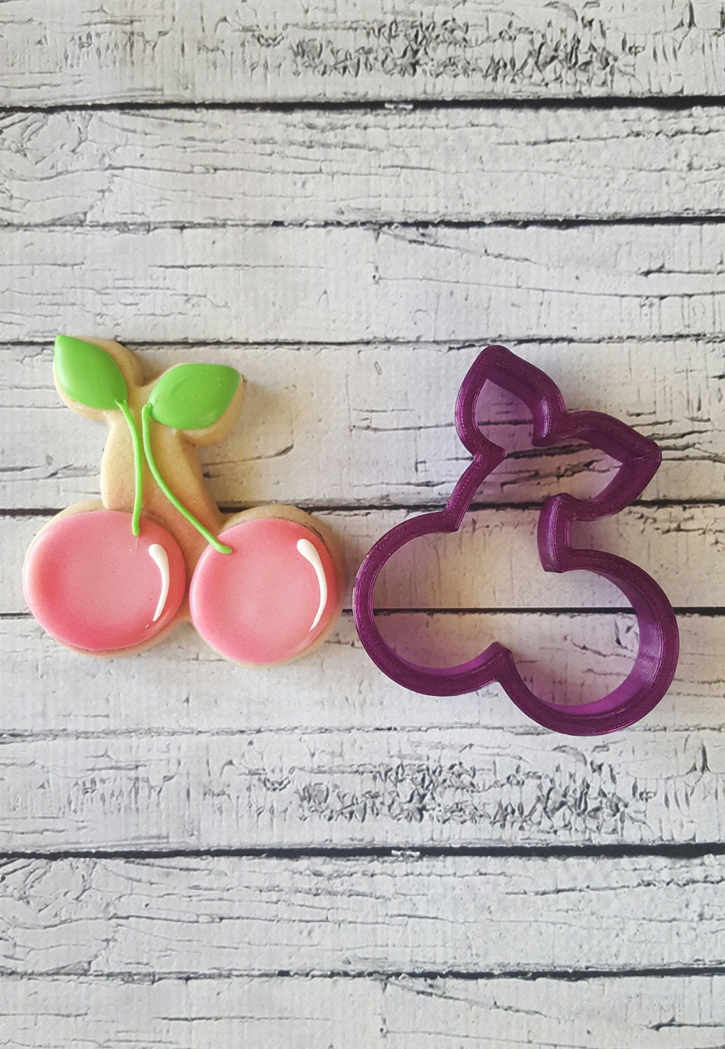 Cherry or Cherries Cookie Cutter and Fondant Cutter and Clay Etsy