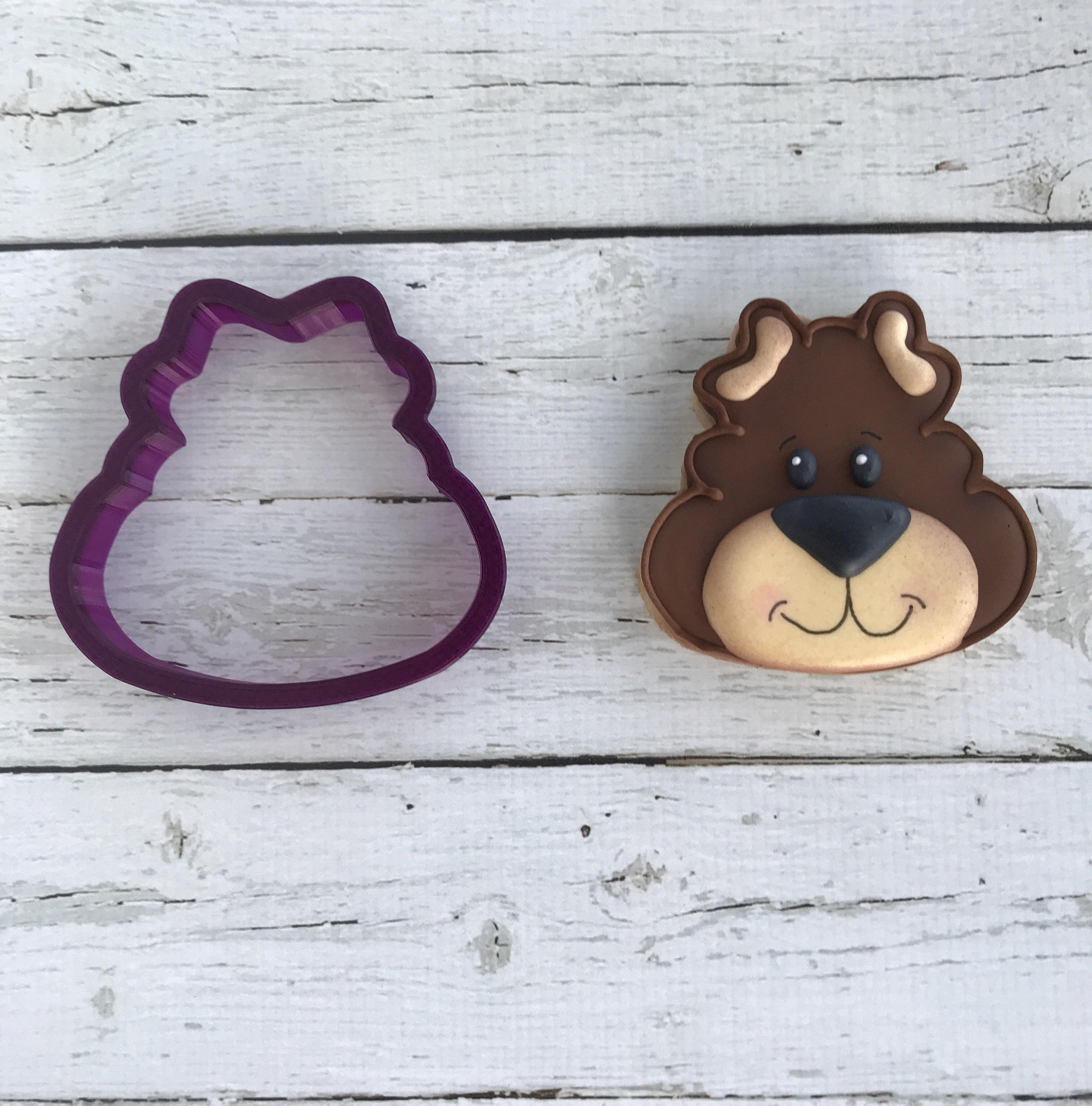 Teddy Bear Cookie Cutter | Stamp | Stencil #1