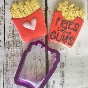 French Fries Cookie Cutter or Fondant Cutter and Clay Cutter