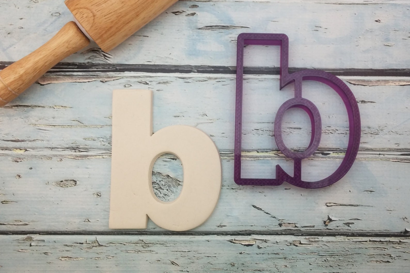 Lower Case Letter B Cookie Cutter and Fondant Cutter and Clay Etsy