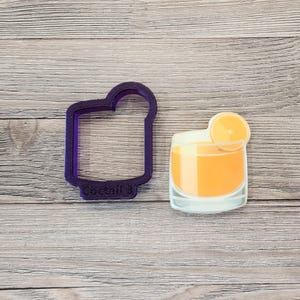 Cocktail Cookie Cutter and Fondant Cutter and Clay Cutter