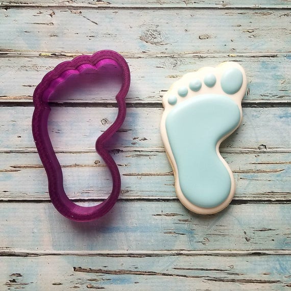 Baby Foot Cookie Cutter and Fondant Cutter and Clay Cutter 