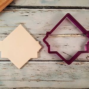 Lanney Plaque Cookie Cutter and Fondant Cutter and Clay Cutter