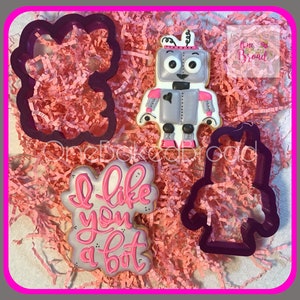 Robot #1 Cookie Cutter and Fondant Cutter and Clay Cutter