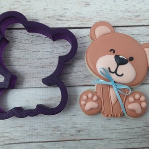 Baby Bear Cookie Cutter and Fondant Cutter and Clay Cutter