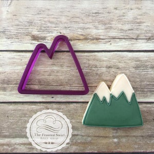 Emporte-pièce et emporte-pièce pour fondant et emporte-pièce Mountains #2