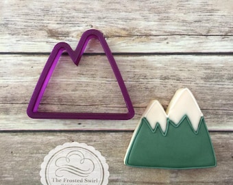 Mountains #2 Cookie Cutter and Fondant Cutter and Clay Cutter