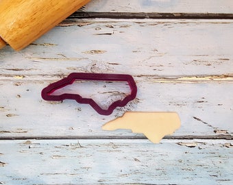 State of North Carolina Cookie Cutter and Fondant Cutter and Clay Cutter