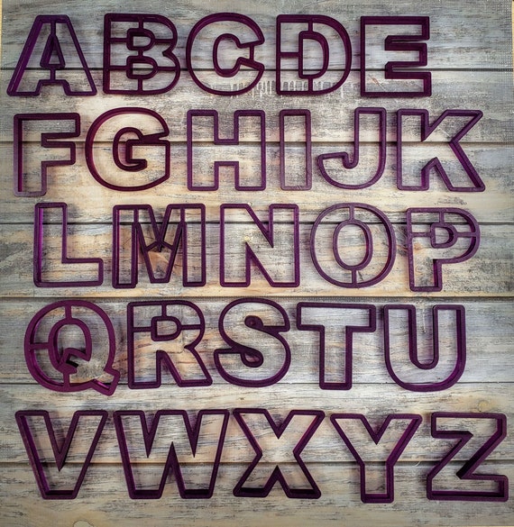 Alphabet fondant cutter online
