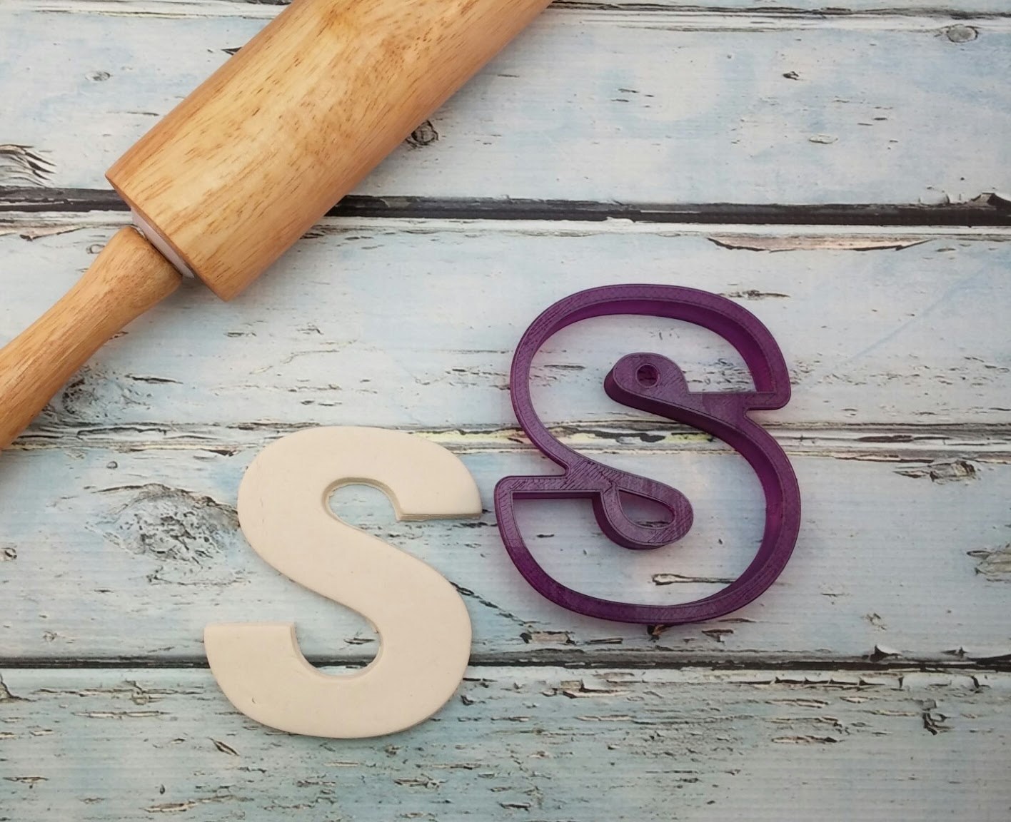 Upper Case Letter S Cookie Cutter and Fondant Cutter and Clay Etsy