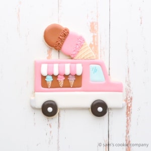 2D Food Truck by Sam&#39;s Cookie Company Cookie Cutter and Fondant Cutter and Clay Cutter
