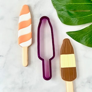 Popsicle Cookie Cutter and Fondant Cutter and Clay Cutter