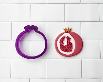 Pomegranate Cookie Cutter or Fondant Cutter and Clay Cutter