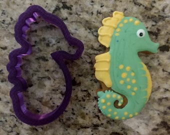 Seahorse Sea Horse Cookie Cutter and Fondant Cutter and Clay Cutter