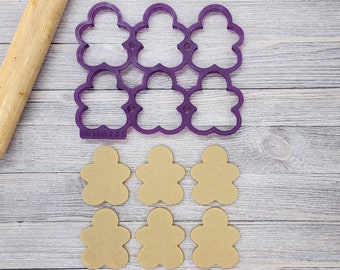 Multi Gingerbread Man #2 Cookie Cutter and Fondant Cutter and Clay Cutter