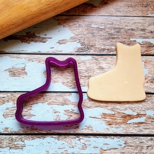 Hockey Skate Cookie Cutter and Fondant Cutter and Clay Cutter