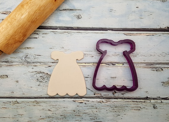 Sugarcraft & Biscuit Robe Cookie Cutter-Fondant 3 tailles-Fashion Clothes