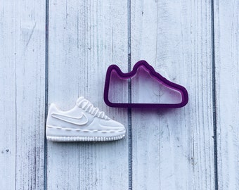 Tennis Shoe or Sneaker Cookie Cutter and Fondant Cutter and Clay Cutter