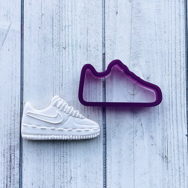 Tennis Shoe or Sneaker Cookie Cutter and Fondant Cutter and Clay Cutter