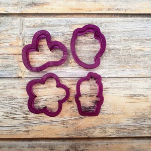 Mini Fiesta Set Cookie Cutters and Fondant Cutters and Clay Cutters