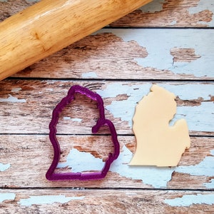 State of Michigan Cookie Cutter and Fondant Cutter and Clay Cutter