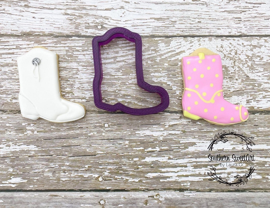 Drill Boot or Cheer Boot or Cheerleader Boot Cookie Cutter and Fondant ...