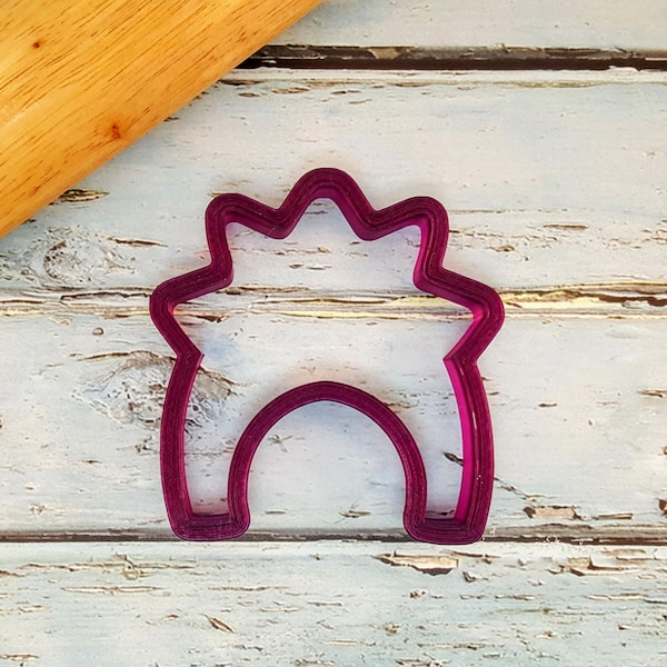 Headband or New Years Eve Party Hat or Birthday Tiara Cookie Cutter and Fondant Cutter and Clay Cutter