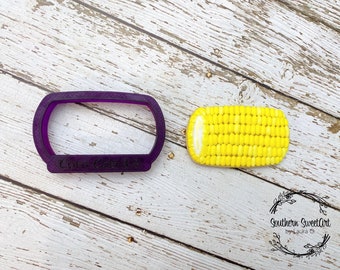 Corn on the Cob #2 Cookie Cutter and Fondant Cutter and Clay Cutter