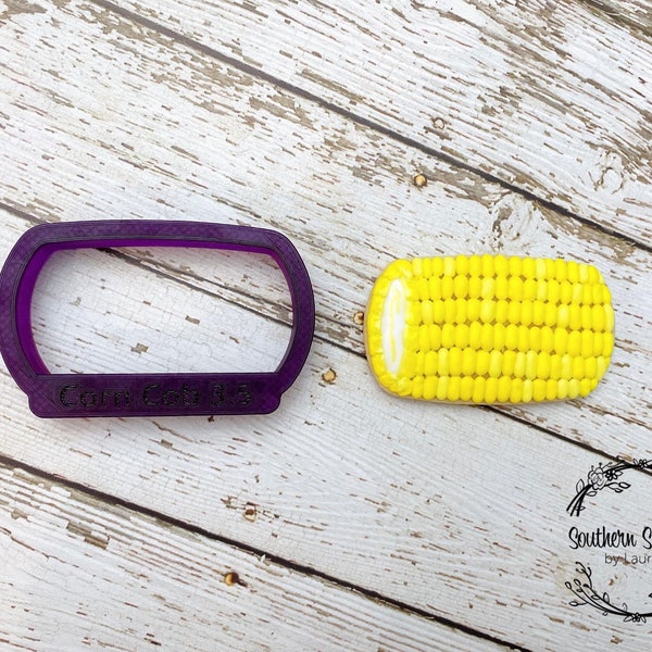 Corn on the Cob #2 Cookie Cutter and Fondant Cutter and Clay Cutter
