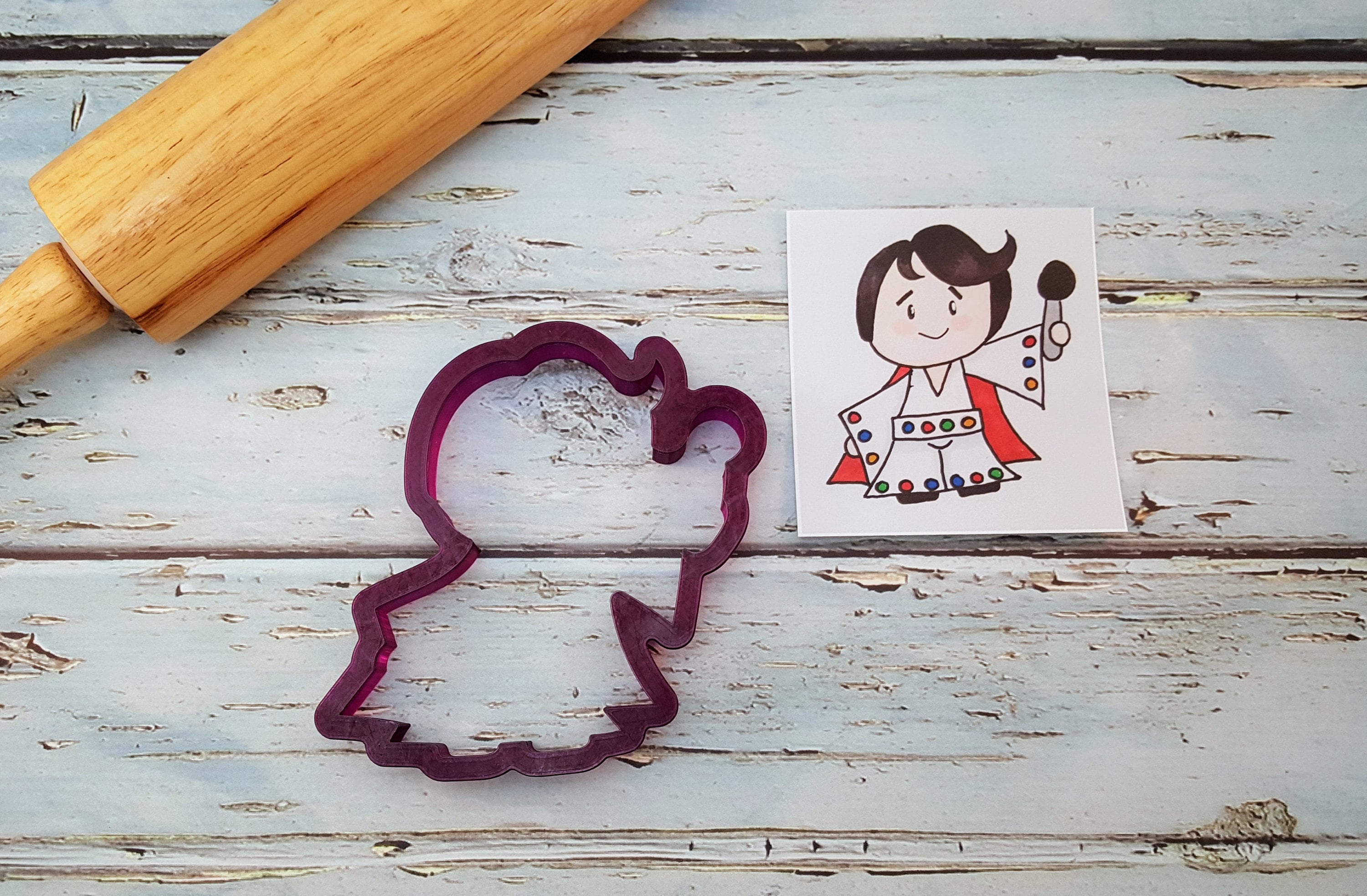 Elvis Cookie Cutter and Fondant Cutter and Clay Cutter Etsy