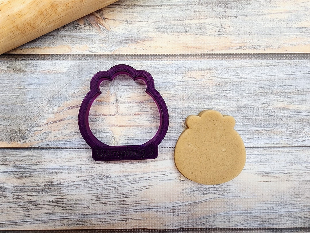 Asian Dumpling or Dim Sum Cookie Cutter and Fondant Cutter