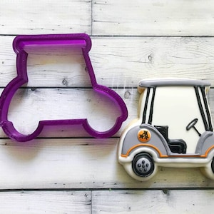 Golf Cart Cookie Cutter and Fondant Cutter and Clay Cutter
