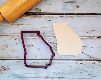 State of Georgia Cookie Cutter and Fondant Cutter and Clay Cutter