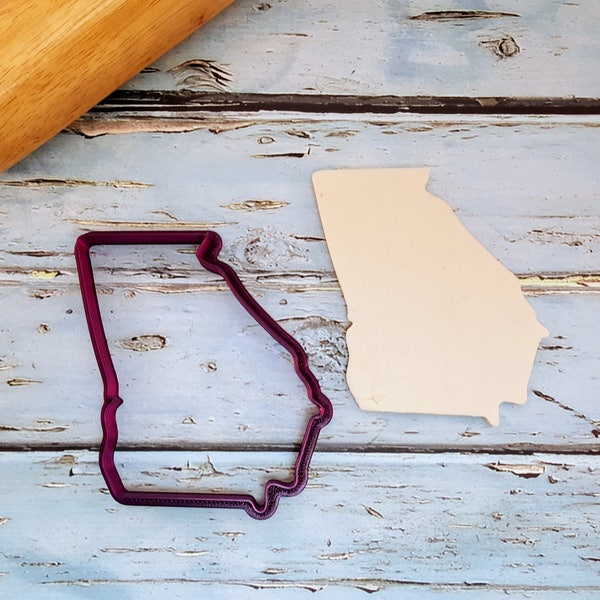 State of Georgia Cookie Cutter and Fondant Cutter and Clay Cutter