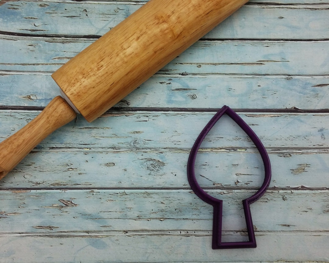 Whimsical Tree or Spade Cookie Cutter and Fondant Cutter and Clay