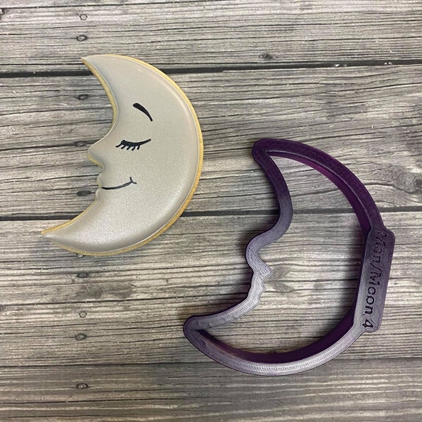 Man in the Moon Cookie Cutter and Fondant Cutter and Clay Cutter