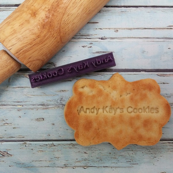 Cookie Stamp Cookie Stamper - Stamp your business name on your cookie or clay