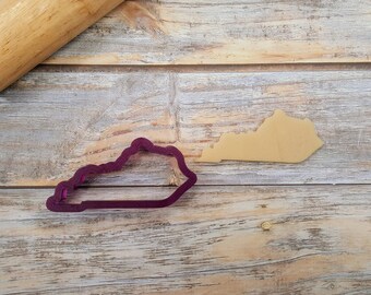 State of Kentucky Cookie Cutter and Fondant Cutter and Clay Cutter