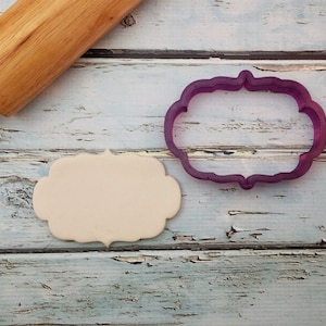 Lisa #2 Plaque Cookie Cutter and Fondant Cutter and Clay Cutter