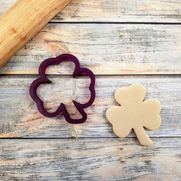 Shamrock or 3 Leaf Clover Cookie Cutter and Fondant Cutter and Clay Cutter