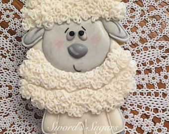 Koekjes uitsteker voor lam en fondant en klei uitsteker
