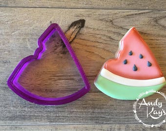 Andy Kay's Watermelon Slice or Pizza Slice Cookie Cutter and Fondant Cutter and Clay Cutter