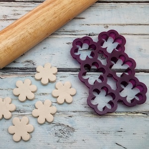 Multi-Mini Flower Cookie Cutter and Fondant Cutter and Clay Cutter