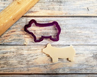 Shire Show Pig Cookie Cutter and Fondant Cutter and Clay Cutter